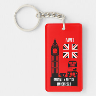 British Citizenship Gifts Key Ring