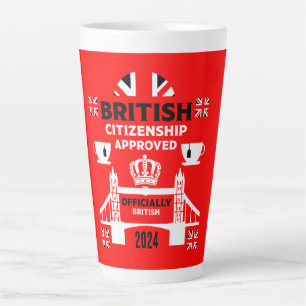 British Citizenship Gifts Latte Mug