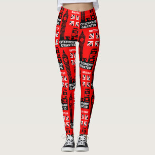 British Citizenship Gifts Leggings