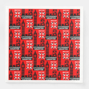 British Citizenship Gifts Napkin