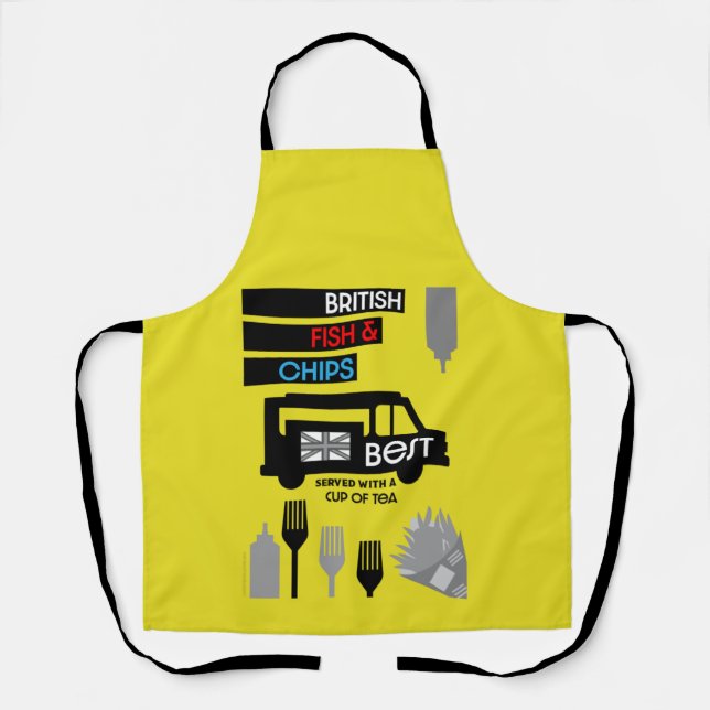 British Classic Fish And Chips    Apron (Front)