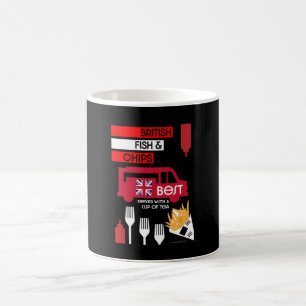 British Classic Fish And Chips Coffee Mug