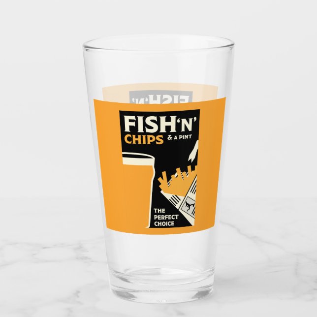 British Classic Fish And Chips       Glass (Front)