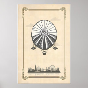 British Classic Rock Inspired Original Design Poster