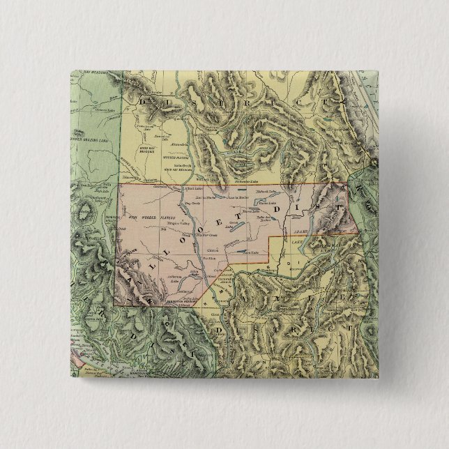 British Columbia 2 15 Cm Square Badge (Front)