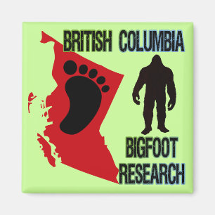 British Columbia Bigfoot Research Magnet