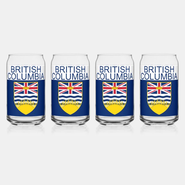 British Columbia Can Glass (Front)