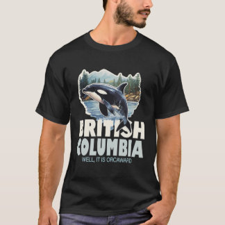 British Columbia Canada Orca Souvenir T-Shirt