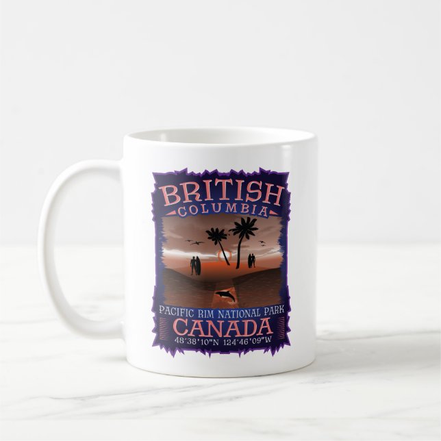 BRITISH COLUMBIA CANADA - PACIFIC RIM PARK COFFEE MUG (Left)