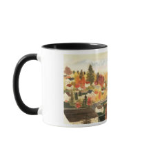 British Columbia Canada Print Glass Mug 
