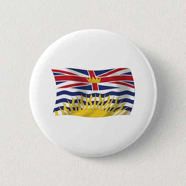 British Columbia Flag Button (Front)