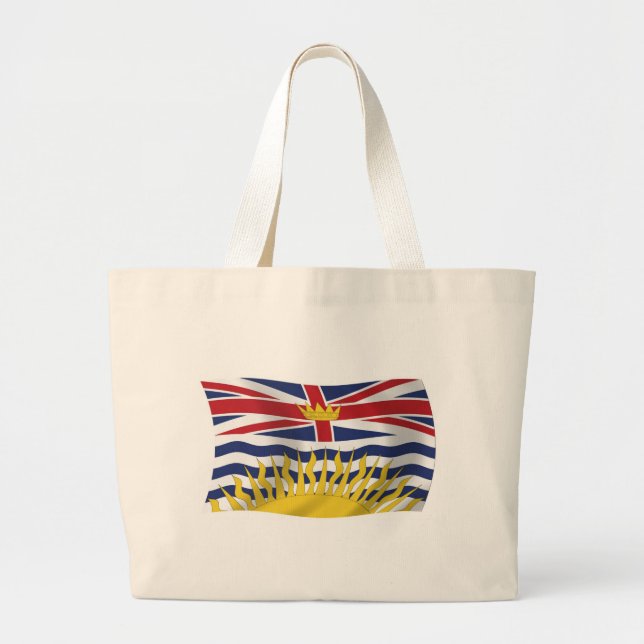 British Columbia Flag Tote Bag (Front)