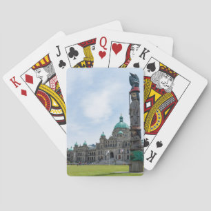British Columbia Parliament - Victoria, Canada Playing Cards