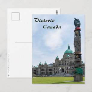 British Columbia Parliament - Victoria, Canada Postcard
