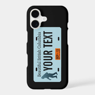 British Columbia Sasquatch License Plate