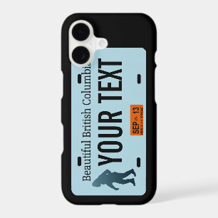 British Columbia Sasquatch License Plate