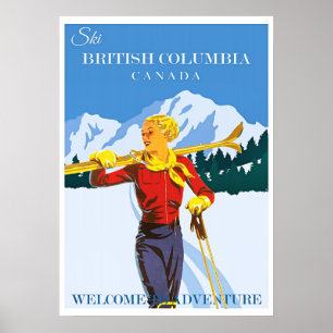 British Columbia Travel Poster