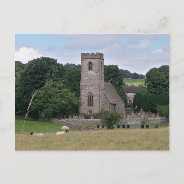 British Country Church Postcard (Front)