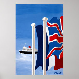 British Cruise Travel Poster