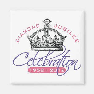 British Diamond Jubilee - Royal Souvenir Magnet