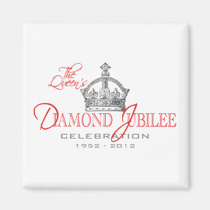 British Diamond Jubilee - Royal Souvenir Magnet