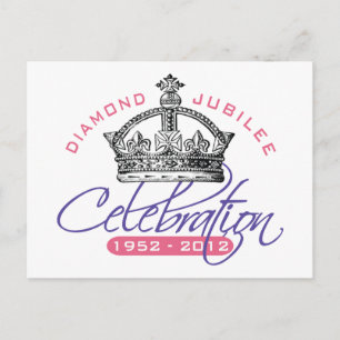 British Diamond Jubilee - Royal Souvenir Postcard