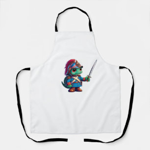 British Dragoon Defender Halloween's Regal Reptile Apron