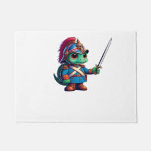 British Dragoon Defender Halloween's Regal Reptile Doormat