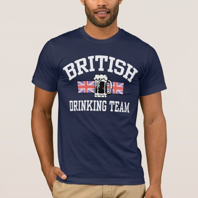 British Drinking Team T-Shirt (Front)