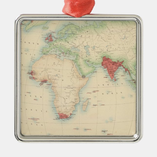 British Empire Metal Tree Decoration (Front)