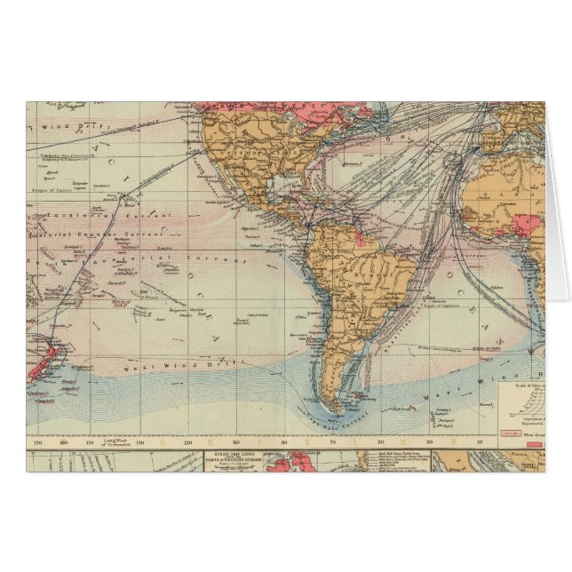 British Empire, routes, currents (Front Horizontal)
