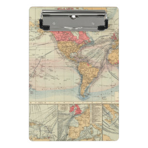 British Empire, routes, currents Mini Clipboard