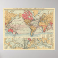 British Empire, routes, currents