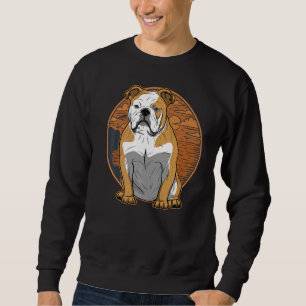 British English Bulldog Dog Breed  96 Sweatshirt