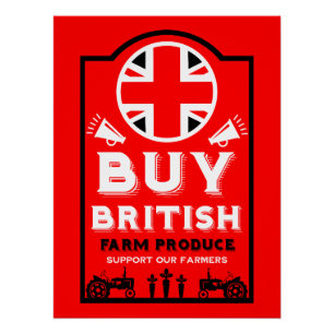 British Farming Support Poster