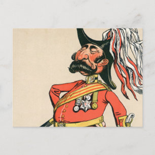 British Field Marshal Postcard
