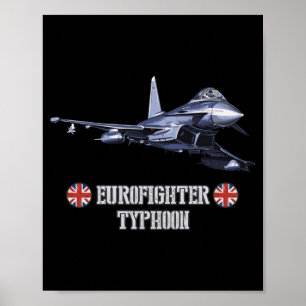 British Figher Aircraft Modern Fighter Jet Poster