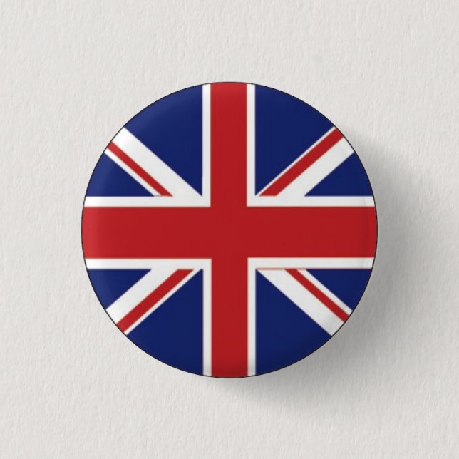 British Flag 3 Cm Round Badge (Front)