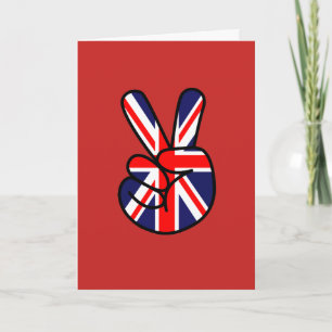 British Flag Across the Pond Greeting Card