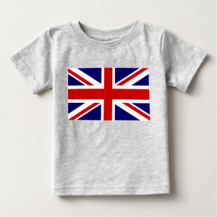 British flag baby clothes   Union jack design T-Shirt