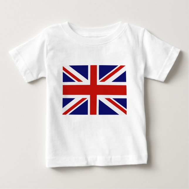 British flag baby T-Shirt (Front)