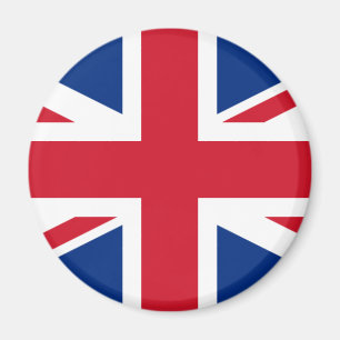British flag button magnet