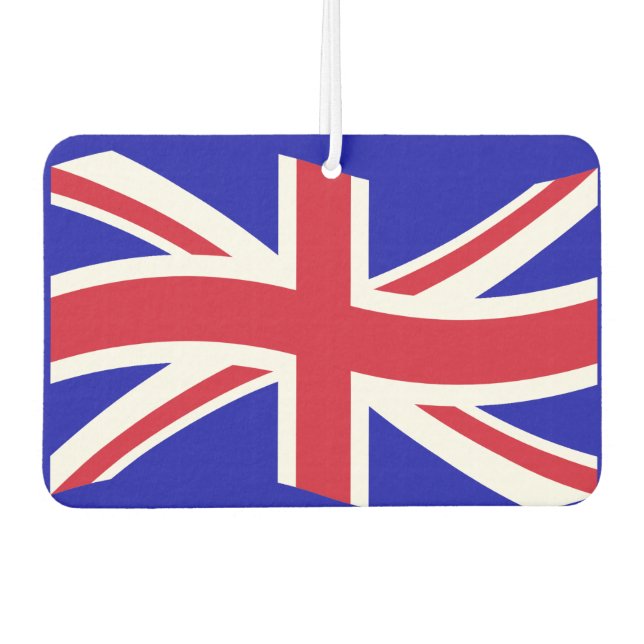 British flag car air freshener (Front)