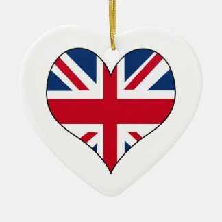British Flag Ceramic Ornament