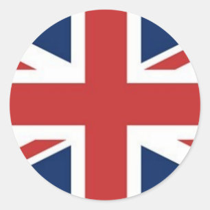 British Flag Classic Round Sticker