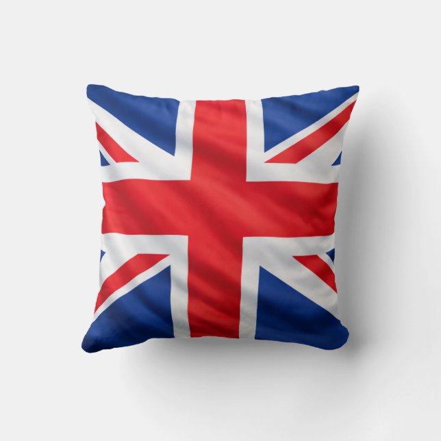 British Flag – Classic Union Jack Design Cushion (Back)
