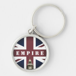 British Flag, Empire, United Kingdom, Big Ben UK V Key Ring