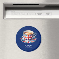 British Flag English Teacup Fridge