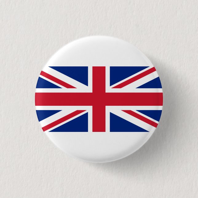 British Flag, Flag of Northern Ireland 3 Cm Round Badge (Front)