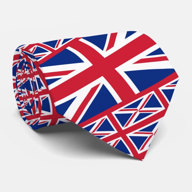 British Flag, Flag of United Kingdom Tie (Rolled)